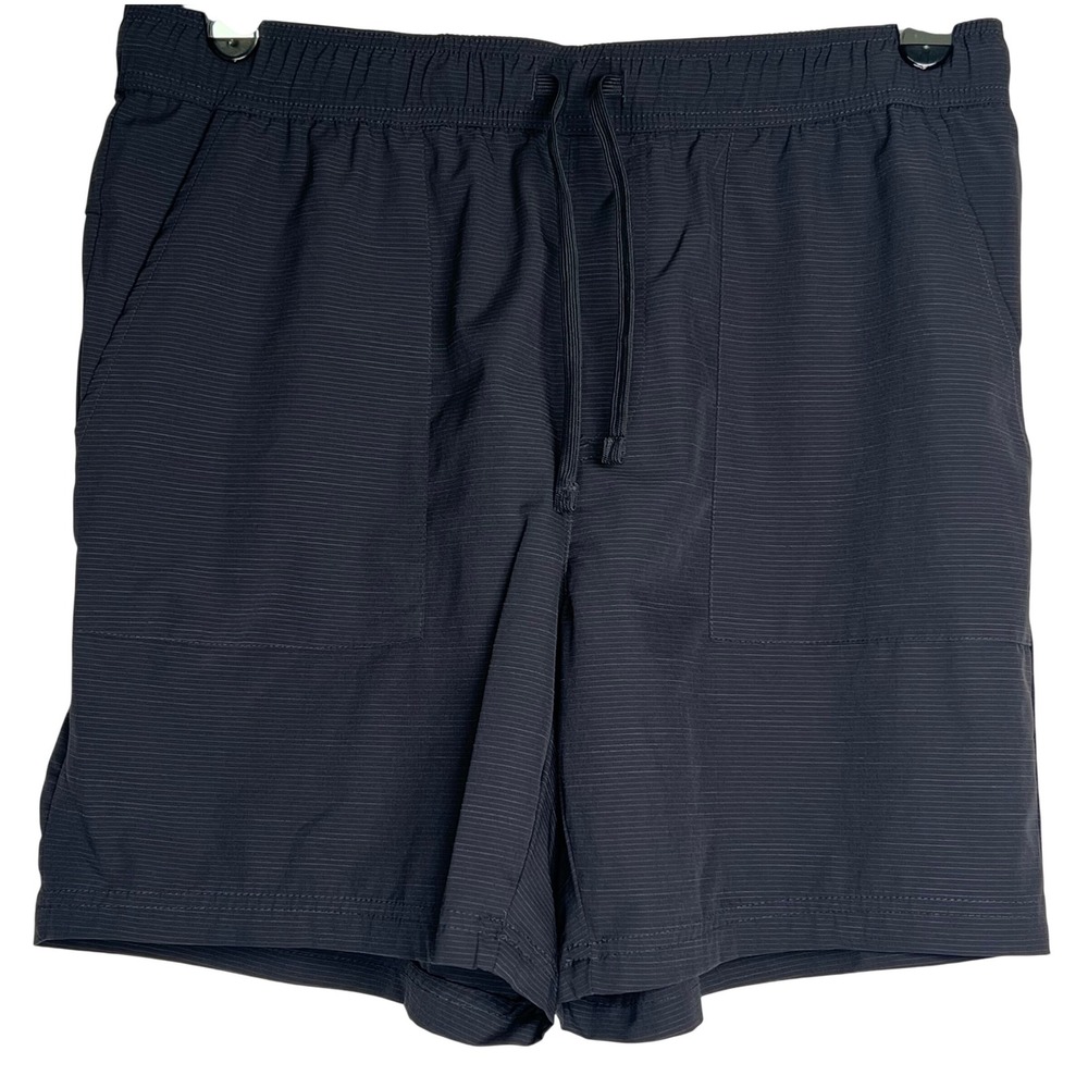 Avalanche Mens Charcoal Gray Micro‎ Stripe Hiking Active Shorts CAM523R Size L